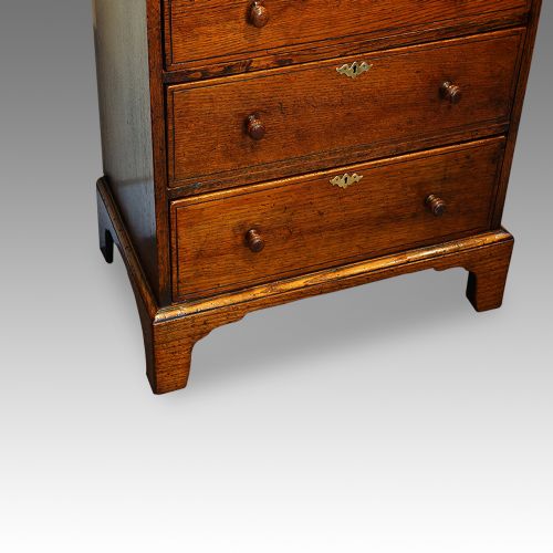 fig 2. 1920’s oak tallboy chest of small size