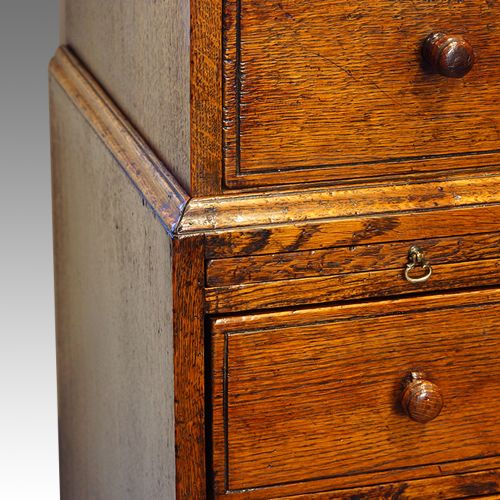 fig 4. 1920’s oak tallboy chest of small size
