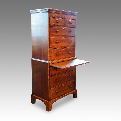 fig 5. 1920’s oak tallboy chest of small size