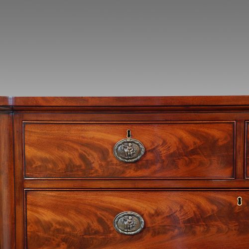 fig 2. Large Victorian mahogany chest of drawers