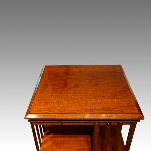 fig 1. Victorian mahogany revolving bookcase