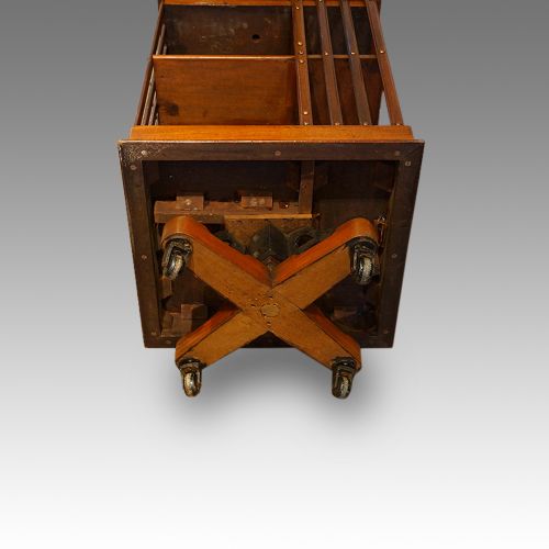 fig 2. Victorian mahogany revolving bookcase
