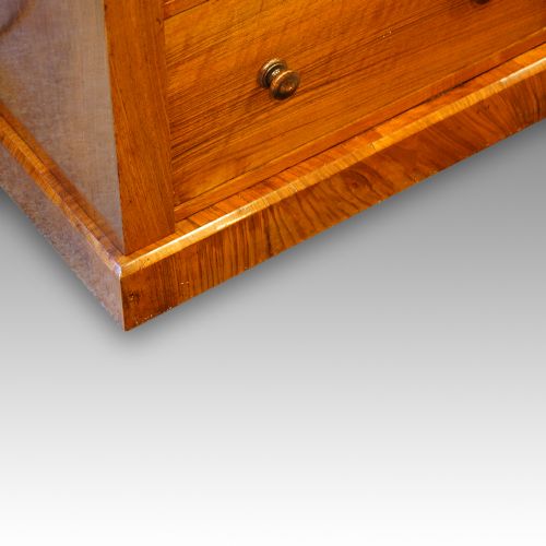 fig 2. Victorian walnut secretaire Wellington chest