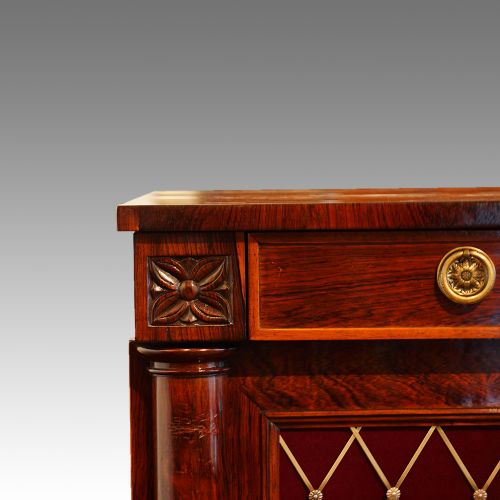 fig 2. William IV rosewood side cabinet