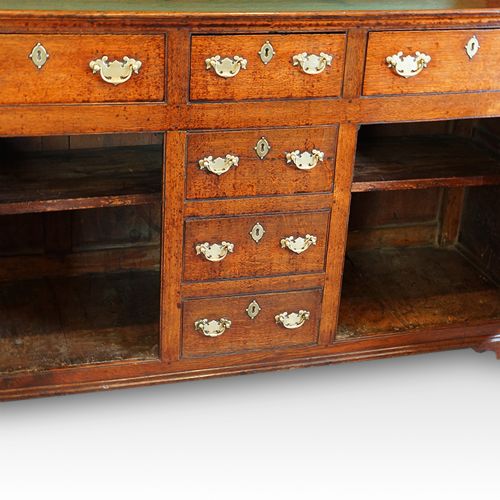 fig 2. Georgian oak north country dresser with rack