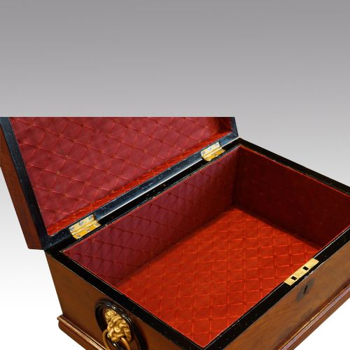 fig 2. Regency mahogany inlaid workbox