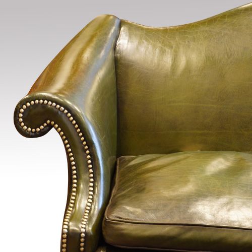 fig 3. Edwardian camel back Chippendale style sofa