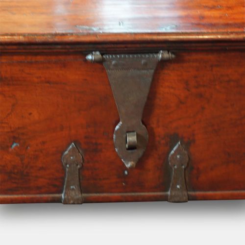 fig 2. Antique hardwood Colonial chest