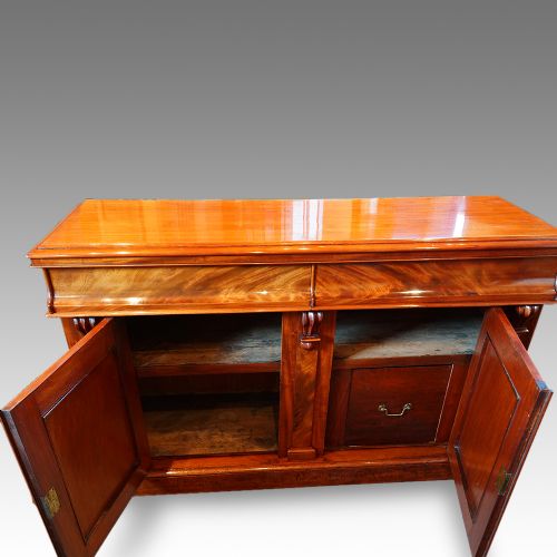 fig 2. Victorian mahogany chiffonier sideboard