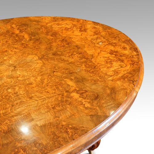 fig 2. Victorian burr walnut coffee table