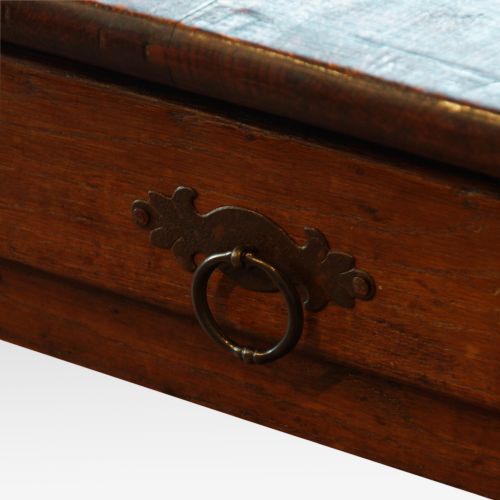 fig 1. Victorian oak farmhouse kitchen table