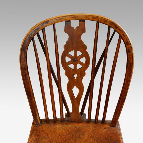 fig 1. Set of 12 antique Thames Valley Windsor chairs