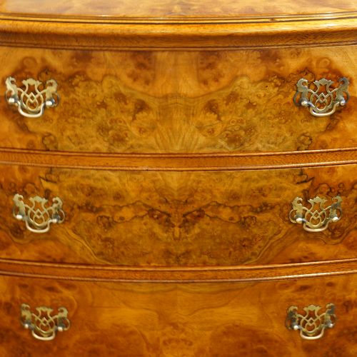 fig 1. Pair of walnut small chests