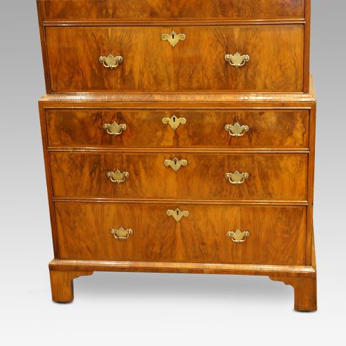 fig 2. Georgian walnut chest on chest