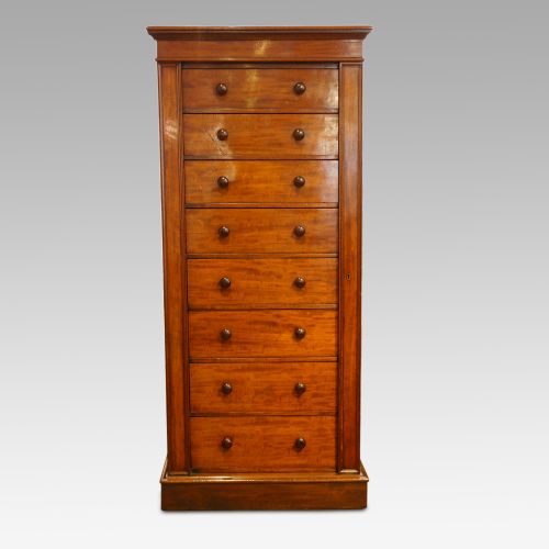 Victorian Large Mahogany Wellington Chest