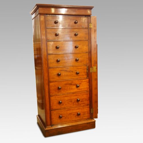 fig 3. Victorian large mahogany Wellington chest