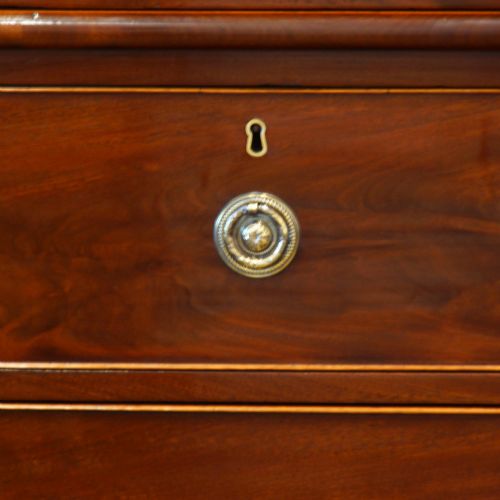 fig 2. Antique mahogany linen press
