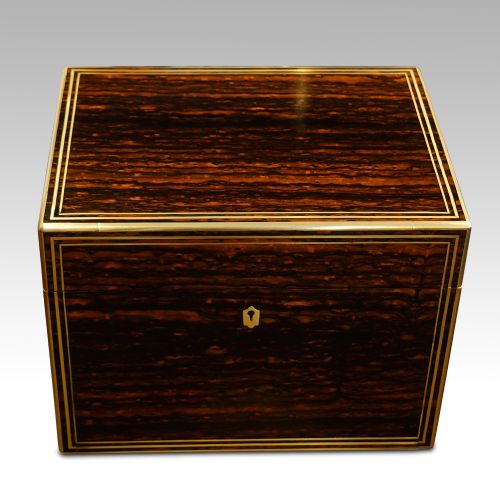 Antique Coromandel Wood Fitted Box