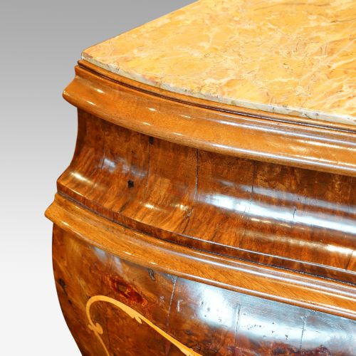 fig 1. Pair of fine inlaid walnut Italian commodes