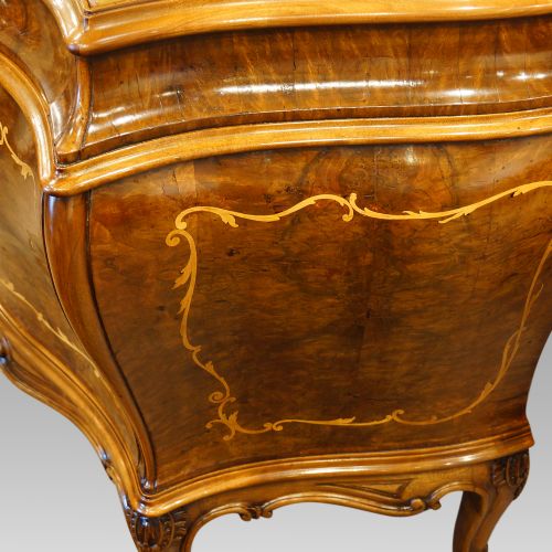 fig 2. Pair of fine inlaid walnut Italian commodes
