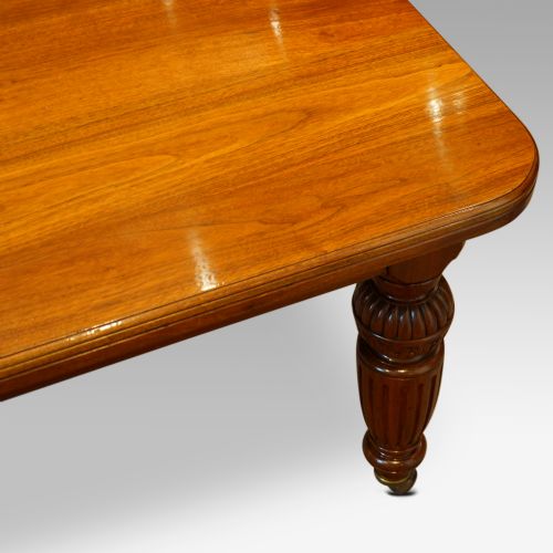 fig 2. Edwardian walnut extending dining table