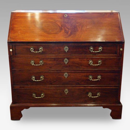 George III Mahogany Bureau