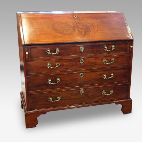 fig 1. George III mahogany bureau
