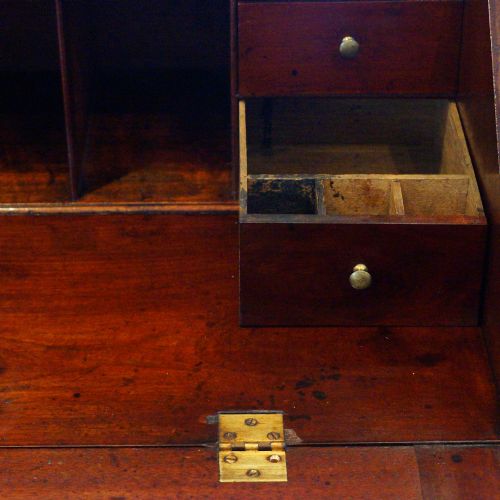 fig 3. George III mahogany bureau