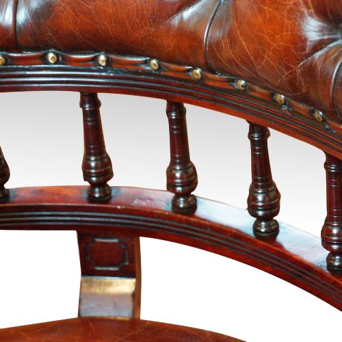 fig 5. Victorian mahogany desk chair