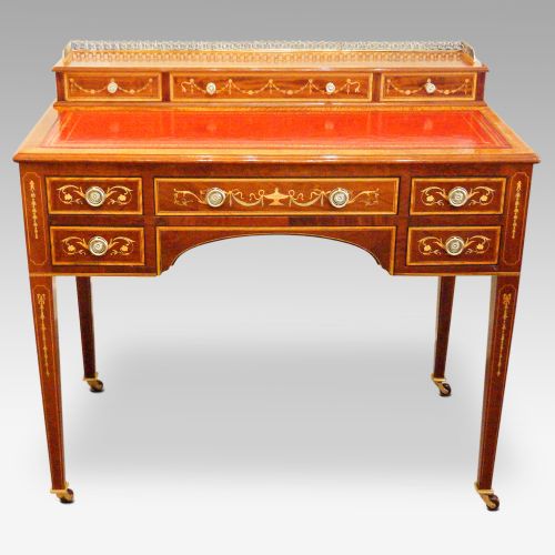 Edwardian Inlaid Writing Table