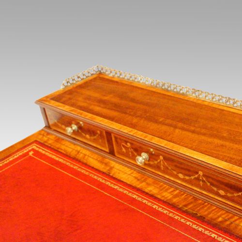 fig 1. Edwardian inlaid writing table