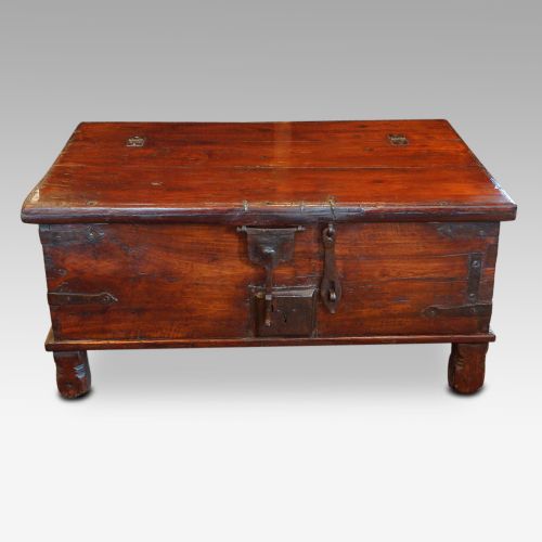 Antique Hardwood Merchants Chest