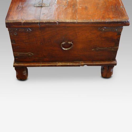 fig 1. Antique hardwood merchants chest