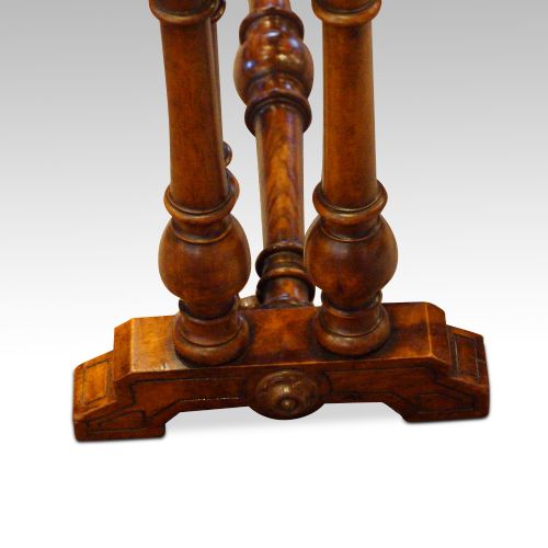 fig 3. Victorian burr walnut small Sutherland table