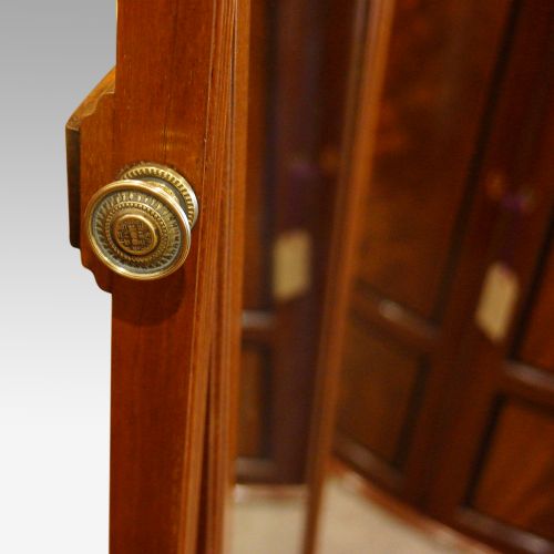 fig 2. 1930s walnut cheval dressing mirror