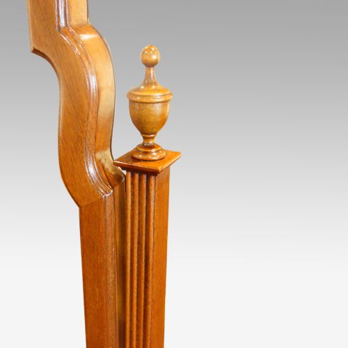 fig 3. 1930s walnut cheval dressing mirror
