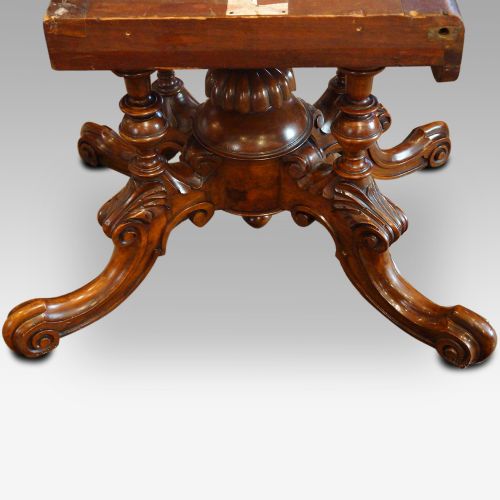 fig 4. Victorian inlaid burr walnut coffee table