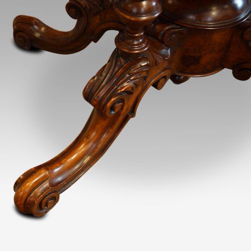 fig 6. Victorian inlaid burr walnut coffee table