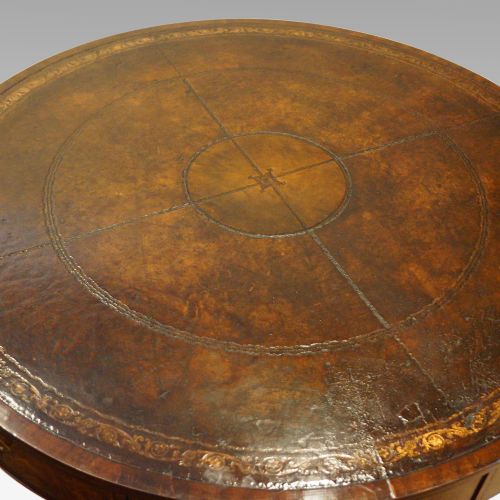 fig 3. Mahogany drum table