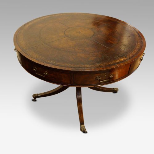 fig 5. Mahogany drum table
