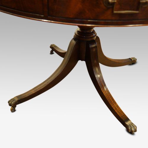 fig 6. Mahogany drum table