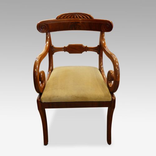Antique Mahogany Desk Chair