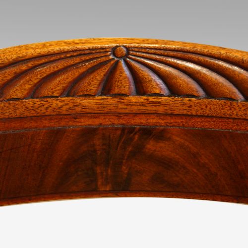 fig 3. Antique mahogany desk chair