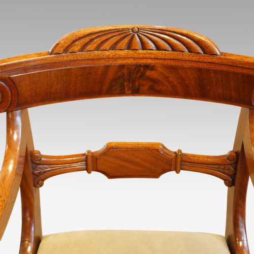 fig 7. Antique mahogany desk chair