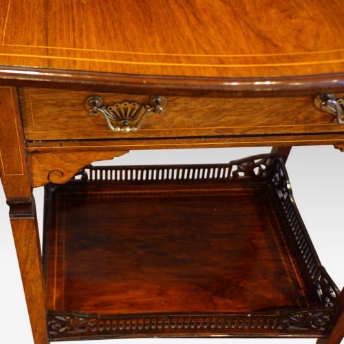 fig 2. Edwardian inlaid rosewood drop leaf table