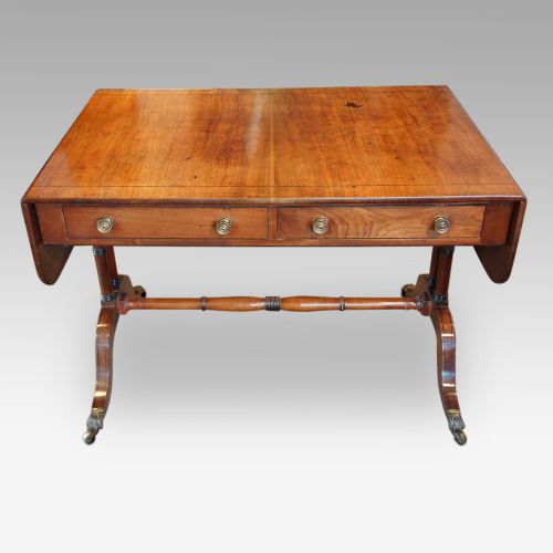 Regency Mahogany Sofa Table