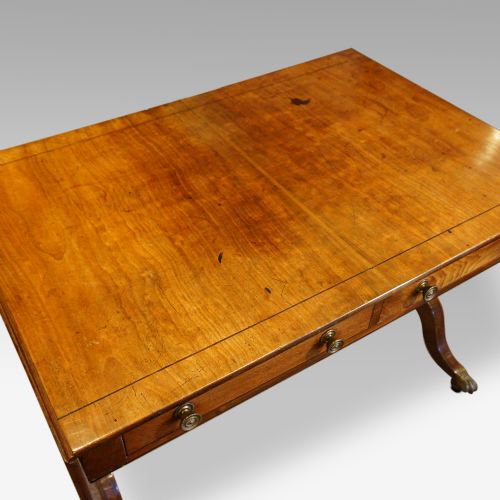 fig 2. Regency mahogany sofa table