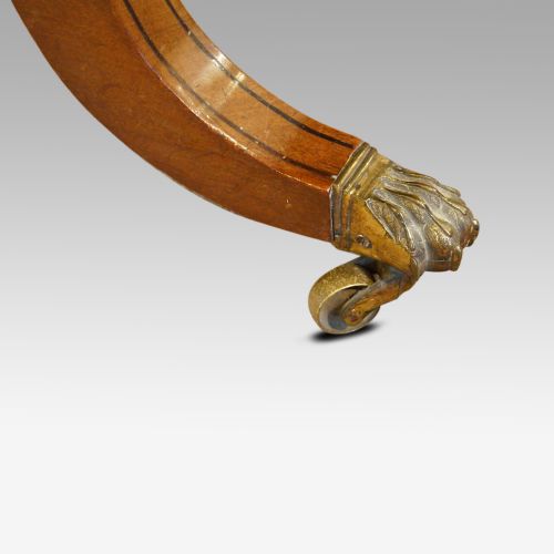 fig 3. Regency mahogany sofa table