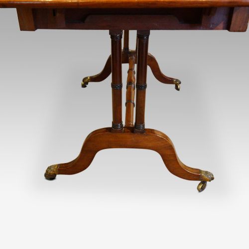 fig 6. Regency mahogany sofa table