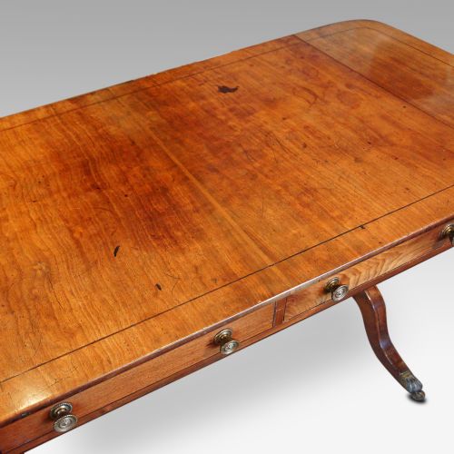 fig 7. Regency mahogany sofa table
